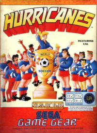 Hurricanes PAL Sega Game Gear PAL box art